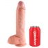 Dildo mare King Cock 10 inch (25 cm) - natural