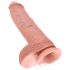 Dildo mare King Cock 10 inch (25 cm) - natural