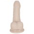 You2Toys - Dildo din silicon cu bază de fixare - mic (natural)