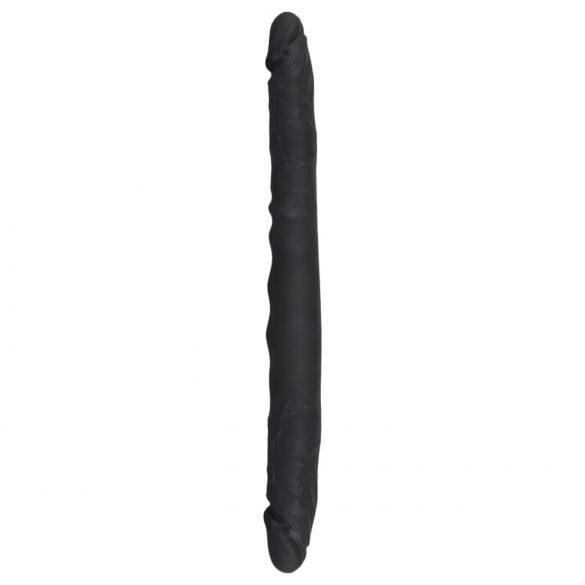 Bad Kitty - dildo dublu din silicon (negru)