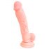 Dildo medical din silicon (18cm) - natural