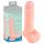 Dildo medical din silicon drept (20 cm) - natural