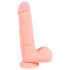 Dildo medical din silicon drept (20 cm) - natural