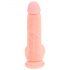 Dildo medical din silicon drept (20 cm) - natural