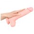 Silicon medical dildo (24cm) - natural