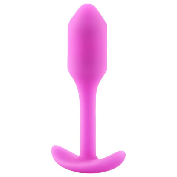 b-vibe Snug Plug 1 - dop anal cu greutate internă (55g) - roz