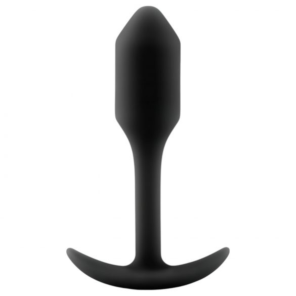 b-vibe Snug Plug 1 - dop anal cu greutate internă (55g) - negru