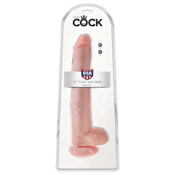 King Cock Dildo Mare 35cm - Natural