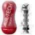 TENGA Air-Tech Squeeze Regular - masturbator cu supt (roșu)