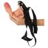 Strap-on Realistixxx - dildo gol, realist, cu fixare (natural)