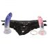 You2Toys - Set Strap-on - Set cu două dildo-uri attachabile