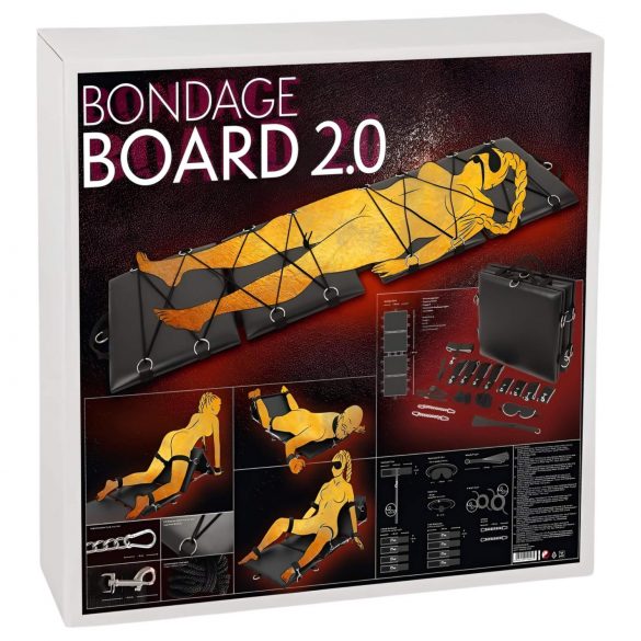 You2Toys Bondage Board 2.0 - set pat de imobilizare portabil