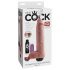 King Cock 11 - dildo ejaculator realist (28 cm) - natural