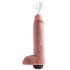 King Cock 11 - dildo ejaculator realist (28 cm) - natural