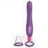 Vibrator 3în1, cu acumulator, Fantasy (lila)