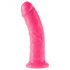 Dillio 8 - dildo realist cu bază aderentă (20cm) - roz