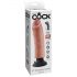 Vibrator King Cock 8 Flexibil și Realistic (25cm)