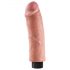 Vibrator King Cock 8 Flexibil și Realistic (25cm)