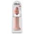 King Cock 14 - dildo mare cu ventuză (36cm) - natural