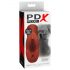 PDX Double Stroker - Masturbator realist 2 în 1 (maro)