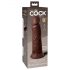 King Cock Elite 8 - dildo realist cu ventuză (20 cm) - maro