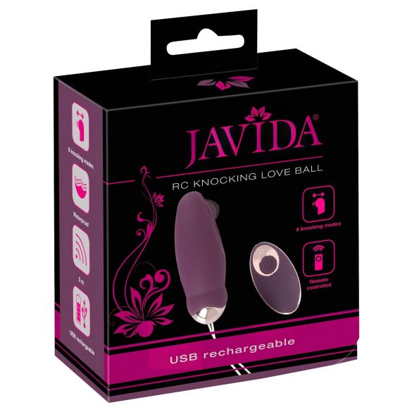 Javida - ou vibrator cu radio, pulsatoriu (lila)