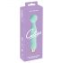 Cuties Mini Wand - vibrator mic, reîncărcabil, waterproof, pentru masaj (verde)