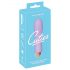 Cuties Mini - vibrator reîncărcabil, impermeabil, cu grilaj (mov)