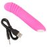 You2Toys - Mini Vibrator cu Lumini - reincarcabil (roz)