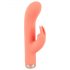 You2Toys peachy! mini rabbit - vibrator reîncărcabil, cu urechi de iepure (piersică)