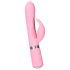 Pillow Talk Lively - vibrator cu baterie reîncărcabilă și braț pentru clitoris (roz)