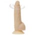 Naked Addiction Rotating 7 - vibrator rotativ cu acumulator (18cm) - natur