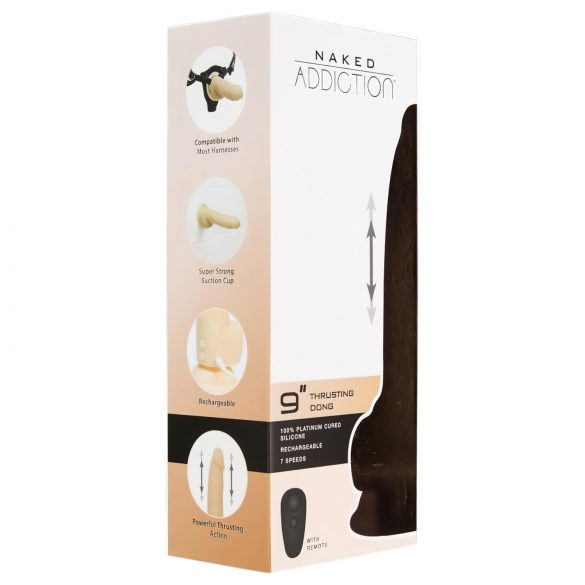 Naked Addiction Thrusting 9 - Vibrator Împinger Natural (23cm)