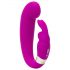 Vibrator Mini G - punctul G cu stimulare pentru clitoris, reincarcabil (mov)