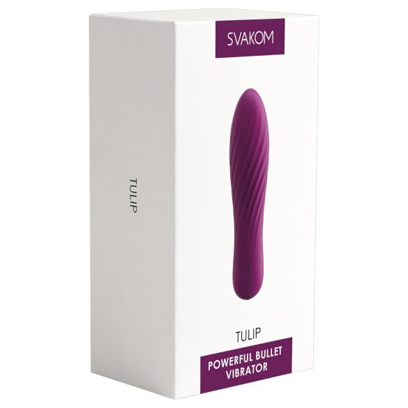 Svakom Tulip - vibrator mini cu acumulator (mov)