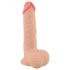 Dildo din silicon, aspect natural - 19cm