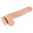 Natute Skin - dildo cu textură de piele - 25cm (natur)