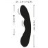 XOUXOU - vibrator G-spot impermeabil cu acumulator (negru)