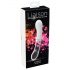 You2toys Liaison - vibrator din silicon și sticlă cu LED (transparent-alb)