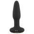 ANOS - vibrator anal rezistent la apă, cu acumulator (negru)