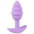 Cuties Mini Butt Plug - dop anal din silicon - mov (2,8cm)