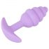 Cuties Mini Butt Plug - dop anal din silicon - mov (2,8cm)