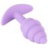 Cuties Mini Butt Plug - dop anal din silicon - mov (2,8cm)