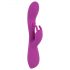 Vibrator Javida Thumping Rabbit cu 3 motoare și stimulator clitoridian - violet