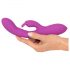 Vibrator Javida Thumping Rabbit cu 3 motoare și stimulator clitoridian - violet