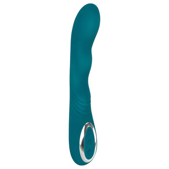 Vibrator rotativ pentru punctul G, rezistent la apă, cu acumulator - SMILE (verde)