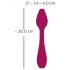 You2Toys Rosenrot - vibrator flexibil în formă de boboc de trandafir pentru punctul G (roșu)