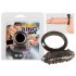 You2Toys - Inel vibrator din silicon pur - negru