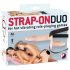 You2Toys - Vibrator dublu cu cureaua - deschis la culoare