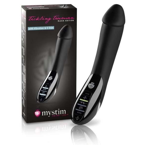 mystim Black Edition Tickling Truman - vibrator cu electrostimulare